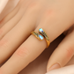 📢📢50% OFF !! ⏰Vintage Adjustable Open Ring with Teardrop Glowing Zircon
