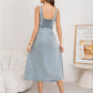 Women's Button-Front Denim Dress