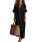👗 50% OFF!🌸Women's Minimalist Solid Color Maxi Dress