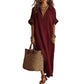 👗 50% OFF!🌸Women's Minimalist Solid Color Maxi Dress