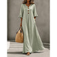 ⌛Limited-Time Offer-Women’s V Neck Loose Maxi Dress