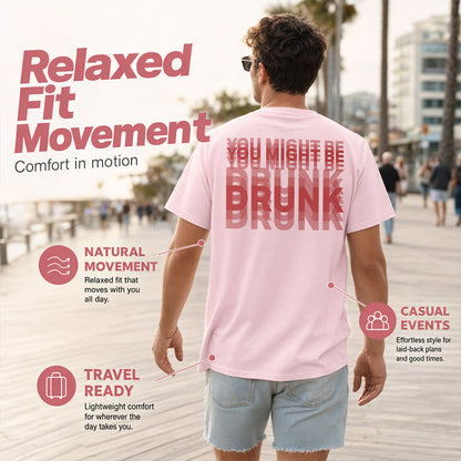 👕 LIMITED-TIME 50% OFF! ✨ Men's Short Sleeve Crew Neck Graphic Shirt – Bold Back Print, Cotton Blend, Regular Fit 🔥