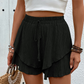 🩳 LIMITED-TIME 50% OFF! ✨ Women's Ruffle Layered Flowy Shorts – Skirt-Like Look, Elastic Waist, Breathable 🌸