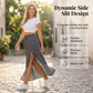 Women's Ditsy Floral High-Waist Slit Skirt
