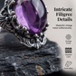 Vintage Lace Amethyst Ring