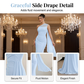 Asymmetrical Neckline Bodycon Formal Party Dress