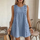 Women's Elegant Sleeveless Ruffle Dress