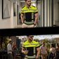 📢50% OFF! 👕Men's High Visibility Reflective Short Sleeve Shirt – Neon Blocks & Athletic Fit Cut ⏰