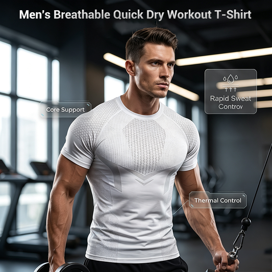 Men's Breathable Quick Dry Workout T-Shirt💪