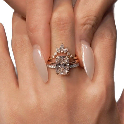 Minimalist Emerald-Cut Stone Ring