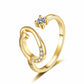 ⏳Limited-time 50% off⏰Adjustable Sparkle Initial Ring for Women💍
