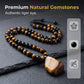 🔥40% OFF NOW🦁Men's Natural Tiger's‑Eye Beaded Necklace‑Stylish Energy Healing Stone Jewelry for Daily & Gift‑Giving