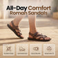 🌊Men Roman‑Style Sandals‑Soft‑Sole Summer Casual Beach‑Walking Shoes