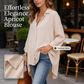 👚 LIMITED TIME 50% OFF! 🔥 Women's Casual Loose Apricot Blouse – Long Sleeve, Button-Down & Classic Collar – Lightweight & Versatile for Everyday or Office 🌸✨👔