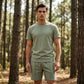 Men's Casual Lightweight T-Shirt & Shorts Set