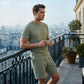 Men's Casual Lightweight T-Shirt & Shorts Set