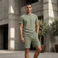 Men's Casual Lightweight T-Shirt & Shorts Set