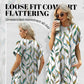 Loose Fit Short Sleeve Dress with Versatile Print Designs