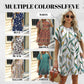 Loose Fit Short Sleeve Dress with Versatile Print Designs