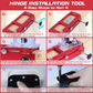 📐 Hinge Mortise Jig Kit – Adjustable, Durable Aluminum & Easy Clamping 🔩