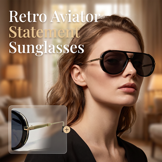 Retro Leopard Print Frame Sunglasses