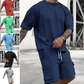 📢 LIMITED TIME 50% OFF! ⏰ Men's Casual Short Sleeve T-Shirt Shorts Set – Soft Breathable Fabric & Relaxed Fit ☀️