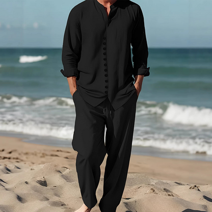 ⏳🔥LIMITED-TIME 50% OFF! ⏰Men's Minimalist Casual Shirt and Pants Set