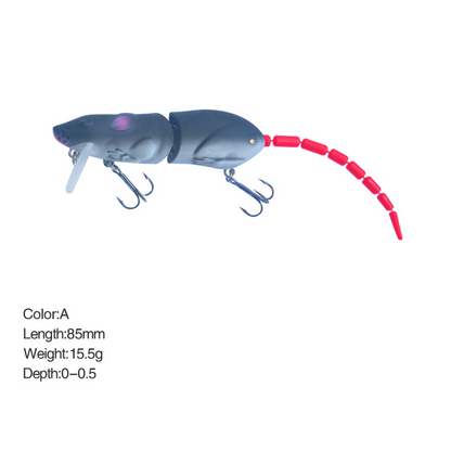 Multi-Jointed Mouse Topwater Lure