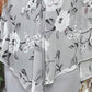 Women's Floral Print Cape Bodycon Dress
