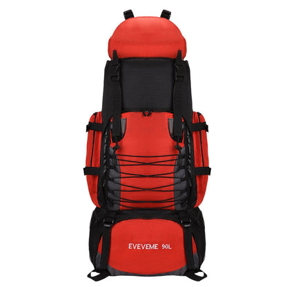 🎒 50% OFF NOW! 🏔️ 90L Outdoor Hiking Backpack – Waterproof Nylon, Multi-Zone Storage & Ergonomic Support – For Camping, Trekking & Expeditions 💪