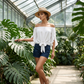 🎉 2026 Sale — Over 31,200 Sold! ⏰ Off-Shoulder Bow Blouse – Sweetheart Neckline, Summer Breeze 🎀