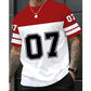 🔥 Pro-Favorite Men's Printed Short-Sleeve Sports T-Shirt – Premium Blend – Breathable 🏃