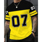 🔥 Pro-Favorite Men's Printed Short-Sleeve Sports T-Shirt – Premium Blend – Breathable 🏃