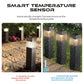 ❄️ LIMITED-TIME 50% OFF! Solar Garden Lights Outdoor Waterproof, Solar-Powered De-Icing Light for Winter Yard