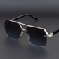 🎉 2026 Sale — Over 36,200 Sold 🔥 Men Geometric Polygon Sunglasses – UV400 Double Bridge Shades 🕶️