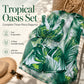 🎉 2026 Sale — Over 22,000 Sold! 💞 Women Tropical Print 3-Piece Swimwear Set