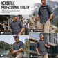 🏔️ 50% DE RÉDUCTION ! 👕 Chemise de Randonnée Homme Manches Courtes – Tissu Ripstop Haute Densité – Anti-Déchirure & Anti-Plis for Plein Air