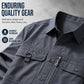 🏔️ 50% DE RÉDUCTION ! 👕 Chemise de Randonnée Homme Manches Courtes – Tissu Ripstop Haute Densité – Anti-Déchirure & Anti-Plis for Plein Air