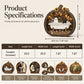 🎉 LIMITED TIME 50% OFF! 🎃 Halloween Wooden Pumpkin Tabletop Decor – Double-Layer Wood Construction with Festive Charm 🍂