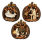🎉 LIMITED TIME 50% OFF! 🎃 Halloween Wooden Pumpkin Tabletop Decor – Double-Layer Wood Construction with Festive Charm 🍂