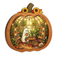 🎉 LIMITED TIME 50% OFF! 🎃 Halloween Wooden Pumpkin Tabletop Decor – Double-Layer Wood Construction with Festive Charm 🍂