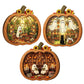 🎉 LIMITED TIME 50% OFF! 🎃 Halloween Wooden Pumpkin Tabletop Decor – Double-Layer Wood Construction with Festive Charm 🍂
