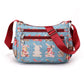 Women Elegant Nylon Travel Messenger Bag