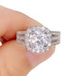 📢📢40% OFF !! ⏰Women's Cubic Zirconia Halo Ring