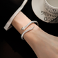 🎉 LIMITED TIME 50% OFF! 🐍 Vintage Snake Bangle Bracelet – Adjustable Open Cuff with Textured Scale Details & Green Eye Accents ✨