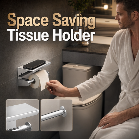Wall Mounted Stainless Steel Toilet Paper Holder
