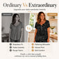 Women's Plus-Size V-Neck Top – Soft & Breathable Pattern Design