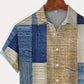 Men's Contrast Color Pattern Shirt