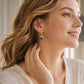 🌹 2026 Sale — Over 22 100 Sold!💎 Elegant Rosebud C‑Shaped Hoop Earrings