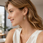 🌹 2026 Sale — Over 22 100 Sold!💎 Elegant Rosebud C‑Shaped Hoop Earrings